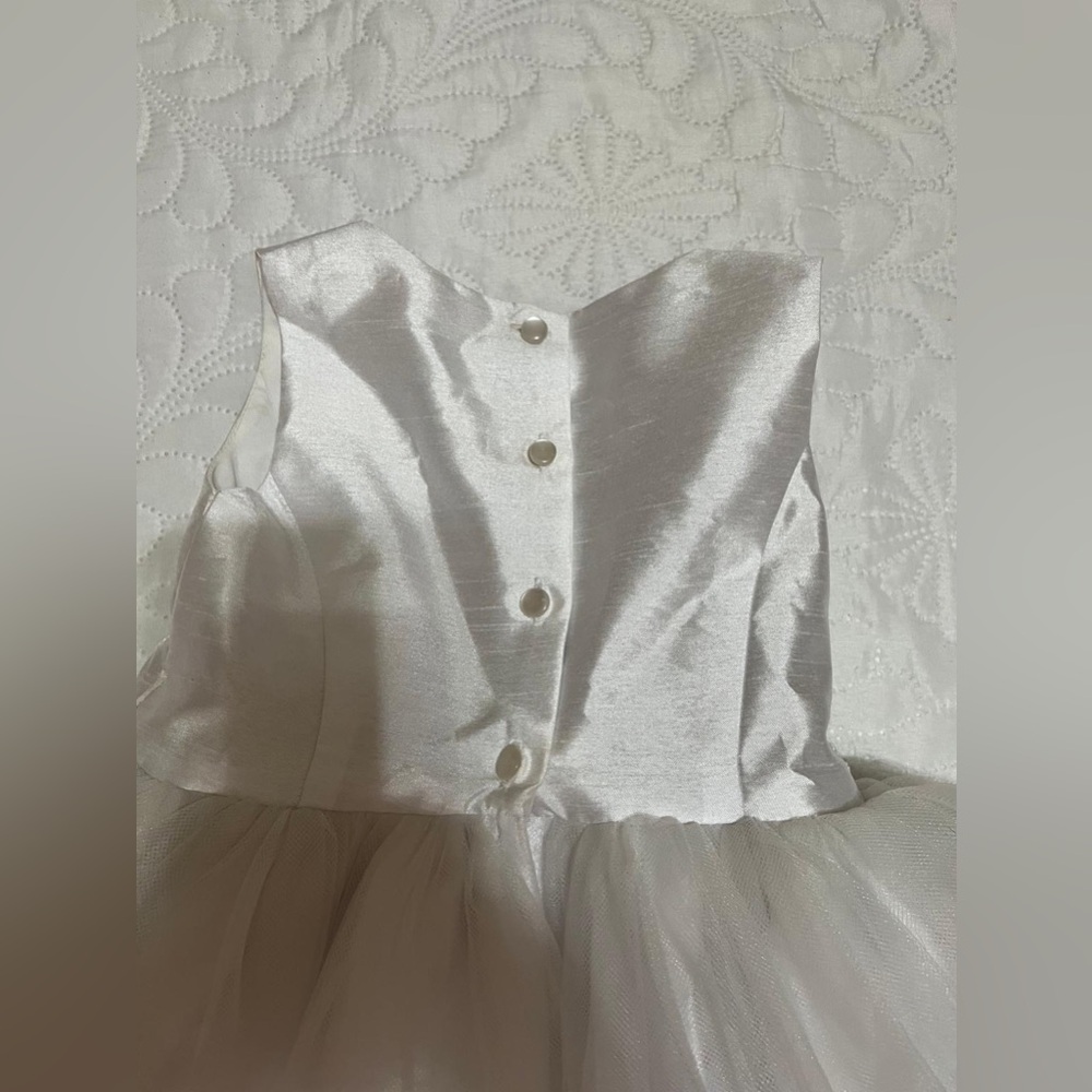 David's Bridal White Gown For Girl - Picture 8 of 16